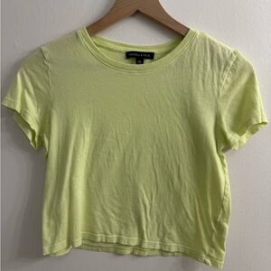 Kendall & Kylie Neon Green Crop Top